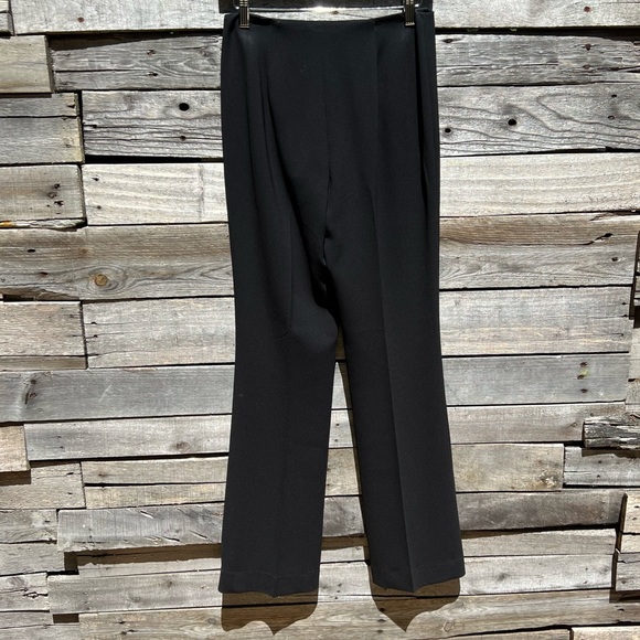 🌻Theory "Admiral Crepe" substantia Black Flare Pants Size 4 - Picture 10 of 12